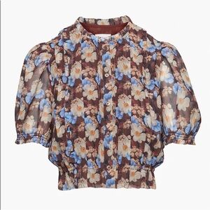 WILFRED Short Sleeve Blouse NWT L